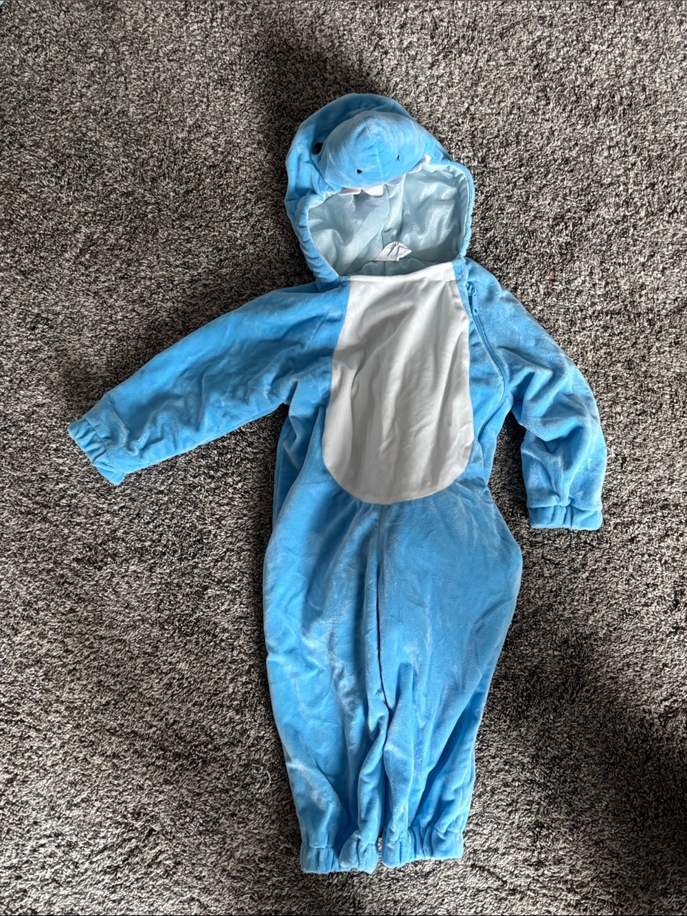 Blue Plush Dolphin Kids Costume - Brand Unspecified